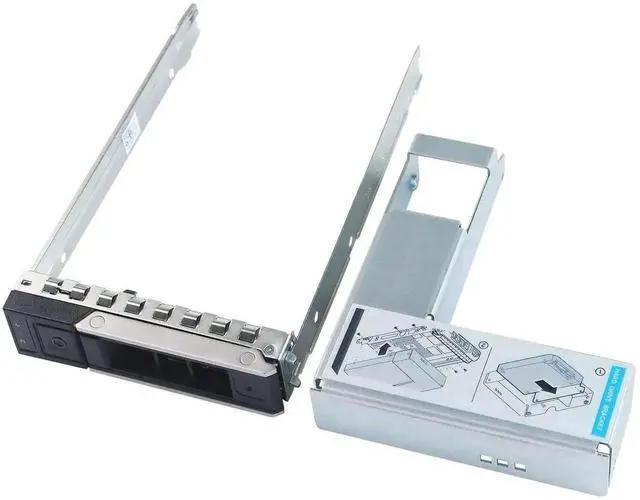 Alt view image 3 of 7 - 3.5 LFF Hard Drive Tray Caddy X7K8W 0X7K8W Y796F 0Y796F with 2.5" SSD HDD Converter Bracket, Hot Swap Carrier Compatible with Dell PowerEdge 14G 15G 16G R640 R740 R650 R750 T550 R660 R760 T560 Server