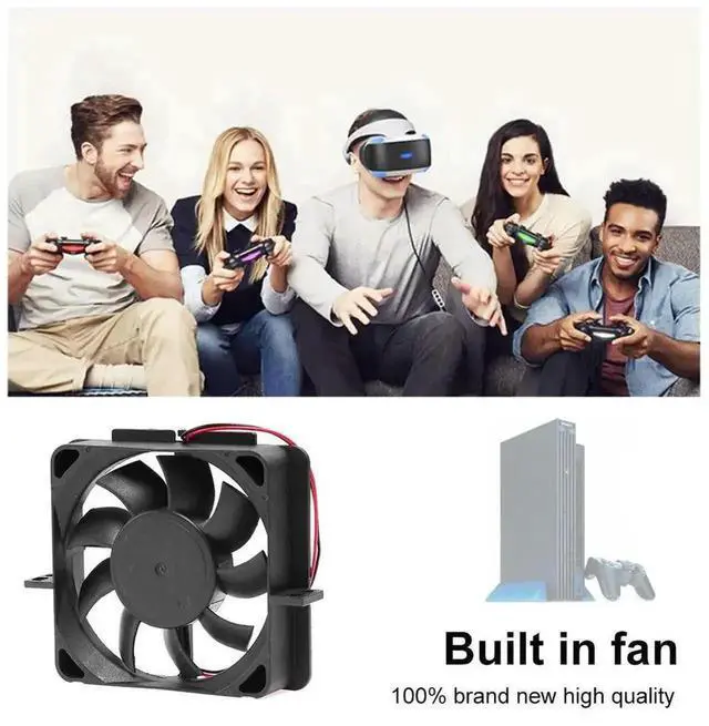 Alt view image 2 of 3 - WRIARICH DC7V 0.21A Internal Cooling Fan, Replacement Heat Dissipation Spare Part, Easy to Install for PS2 Console