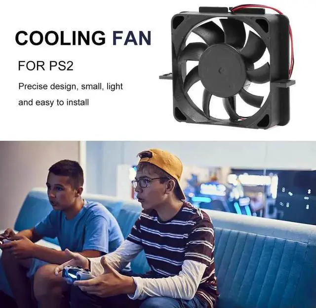 Alt view image 3 of 3 - WRIARICH DC7V 0.21A Internal Cooling Fan, Replacement Heat Dissipation Spare Part, Easy to Install for PS2 Console