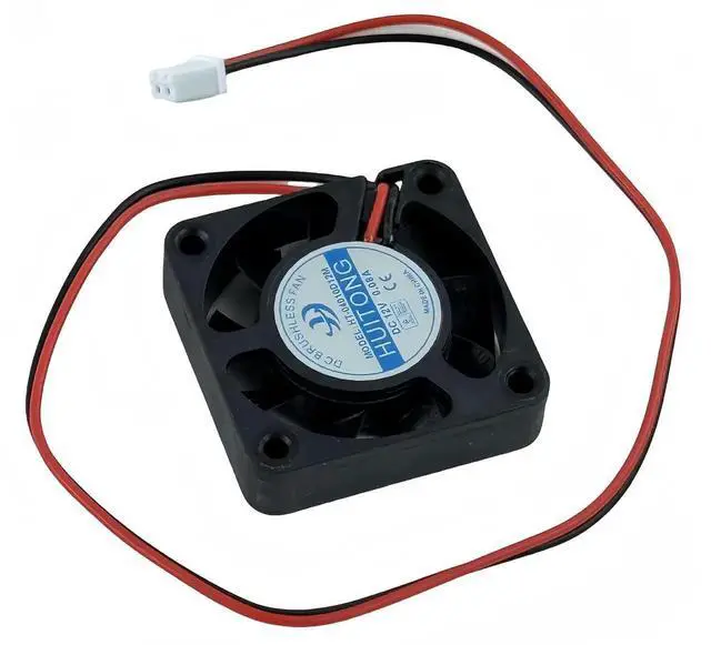 Alt view image 5 of 7 - WRIARICH HT-04010D12M 40×40×10mm DC12V 0.08A 2-Wire Brushless Silent Cooling Fan, 4cm Mini Replacement Fan