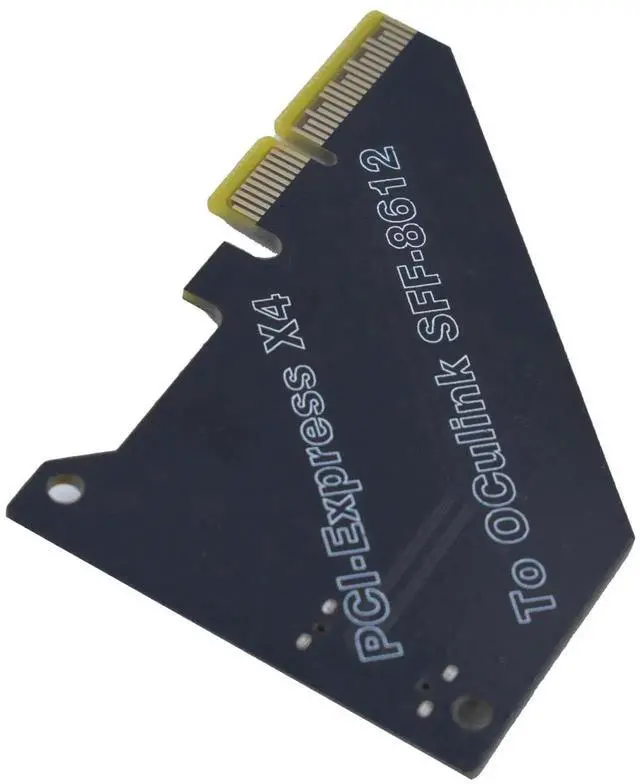 Alt view image 5 of 5 - WRIARICH PCIe 4.0 x4 to OCuLink SFF-8612 External Adapter Card for Mini PC eGPU Dock