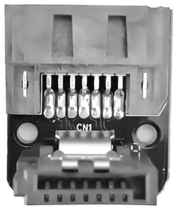 Alt view image 6 of 6 - WRIARICH 10 Pack 90 Degree SATA 7Pin Adapter, 7Pin Male to Female Right Angle SATA Converter for PC SSD HDD Motherboard