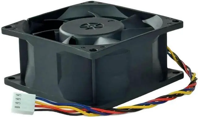 Alt view image 4 of 7 - WRIARICH AVC DAZB0838RCM 80×80×38mm PWM Cooling Fan, DC 13.6V 0.17A, 4-Pin 4-Wire Industrial Axial Fan