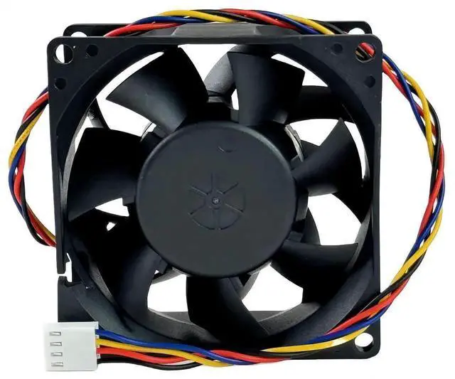 Alt view image 6 of 7 - WRIARICH AVC DAZB0838RCM 80×80×38mm PWM Cooling Fan, DC 13.6V 0.17A, 4-Pin 4-Wire Industrial Axial Fan