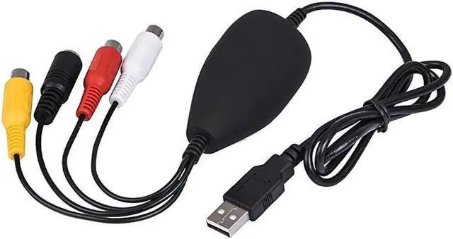 Alt view image 2 of 4 - WRIARICH USB 2.0 Video Capture Adapter, Analog AV Video Recording Card Compatible Windows XP 2000 Vista Win7 Win8