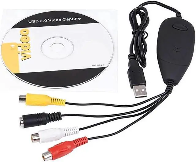 Alt view image 4 of 4 - WRIARICH USB 2.0 Video Capture Adapter, Analog AV Video Recording Card Compatible Windows XP 2000 Vista Win7 Win8