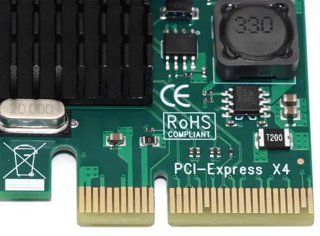 Alt view image 4 of 7 - WRIARICH PCIe to USB 3.1 Gen 2 10Gbps Dual Port Expansion Card, PCIe X4 USB 3.1 Gen 2 Type-A + Type-C Controller Adapter for Desktop PC Motherboard