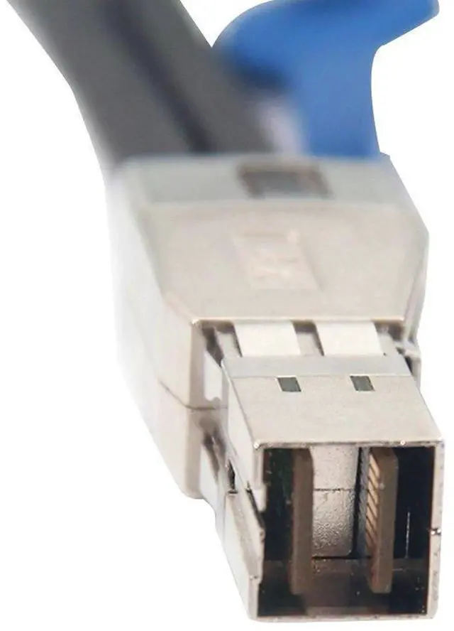 Alt view image 2 of 6 - WRIARICH 2m/6.6ft 100-Ohm 12G Mini SAS HD Interconnect Cable, SFF-8644 Male to Male Storage Cable for NVMe Enclosure, SAN & JBOD Storage Array