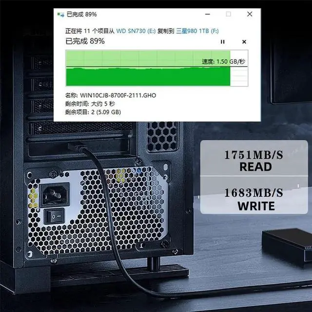 Alt view image 6 of 7 - WRIARICH USB 3.2 Gen2 Type-C 20Gbps PCI-E 4X Expansion Card Adapter for Desktop Motherboard