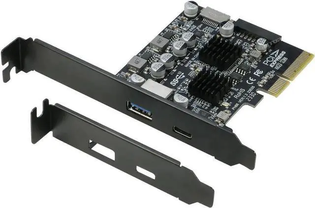 Main image of WRIARICH PCIE to USB 3.2 Gen 2 Expansion Card 10Gbps, PCIe Express Controller Card with USB-A, USB-C, Internal Type-E & 19/20Pin Header for PC Front Panel