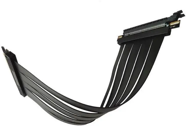Alt view image 3 of 3 - WRIARICH 20cm 180-Degree Flexible PCI-E 4.0 High Speed GPU Riser Extension Cable