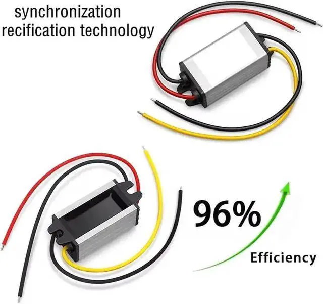 Alt view image 4 of 6 - WRIARICH 24V to 12V Step Down Converter 5A 60W DC-DC Reducer, 15-35V Input Power Regulator for Car Truck Boat Solar System