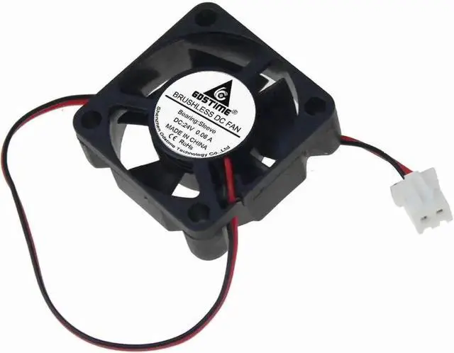 Alt view image 3 of 6 - WRIARICH 1 Pack Gdstime 3010 DC24V 2Pin Mini Brushless Cooling Fan, 30×30×10mm 3cm Portable Heatsink Fan