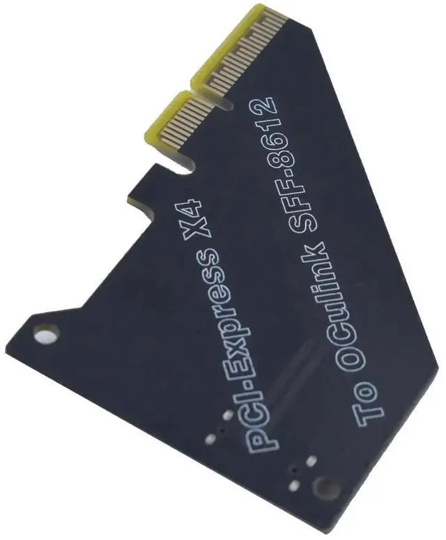 Alt view image 5 of 5 - WRIARICH PCIe 4.0 x4 to OCuLink SFF-8612 External Adapter Card, eGPU Dock Expansion Card for Mini PC
