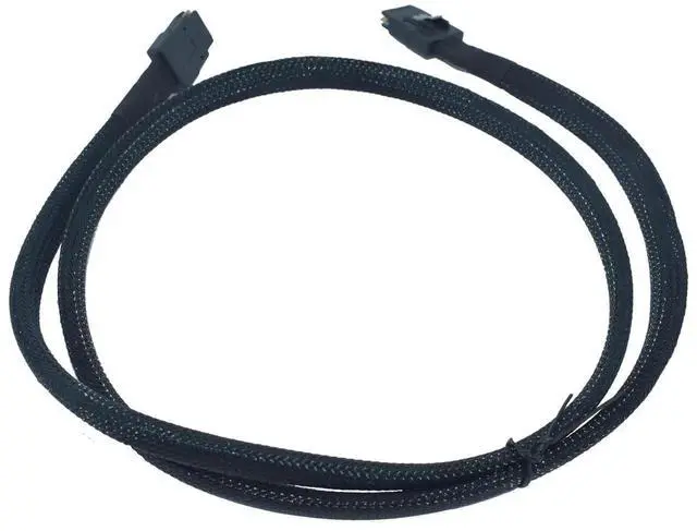 Alt view image 2 of 5 - WRIARICH 2 Pack MiniSAS SFF-8087 Male to Male Straight Cable, 100CM / 3.3FT 6Gbps Server Storage Interconnect Cord