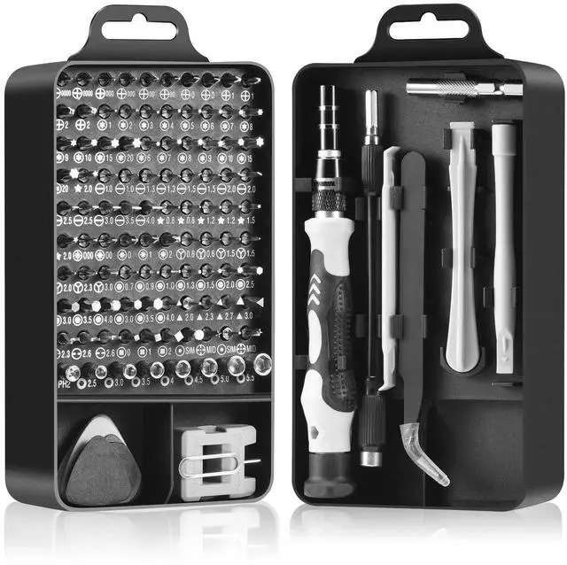 Main image of 115 in 1 Professional Magnetic Precision Screwdriver Repair Kit, Multi-Function Electronics Disassembly Tool Set for Computer, iPhone, Laptop, Game Console, Watch, Eyeglasses, Modding & DIY Projects
