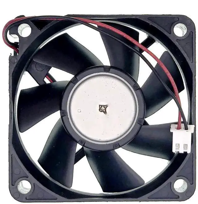 Alt view image 2 of 7 - WRIARICH Replacement 6015 Silent Cooling Fan 2406RL-04W-M30, DC12V 0.08A, 60×60×15mm 2-Wire Axial Fan
