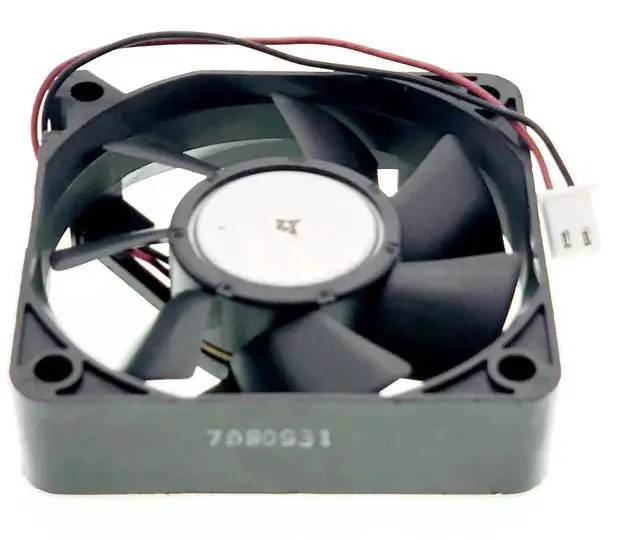 Alt view image 7 of 7 - WRIARICH Replacement 6015 Silent Cooling Fan 2406RL-04W-M30, DC12V 0.08A, 60×60×15mm 2-Wire Axial Fan