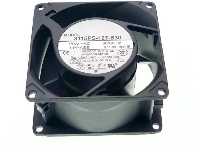 Alt view image 3 of 7 - WRIARICH 8038 808038mm AC Cooling Fan 3115PS-12T-B30 115V