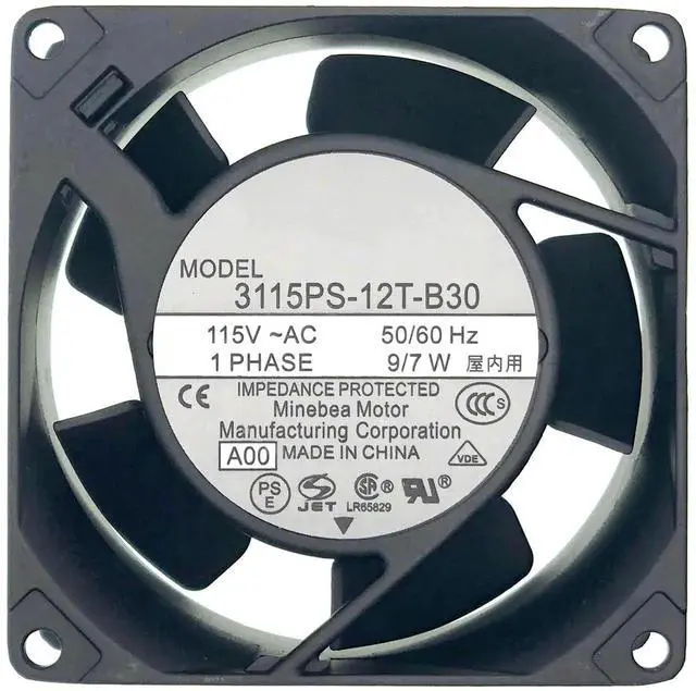 Main image of WRIARICH 8038 808038mm AC Cooling Fan 3115PS-12T-B30 115V