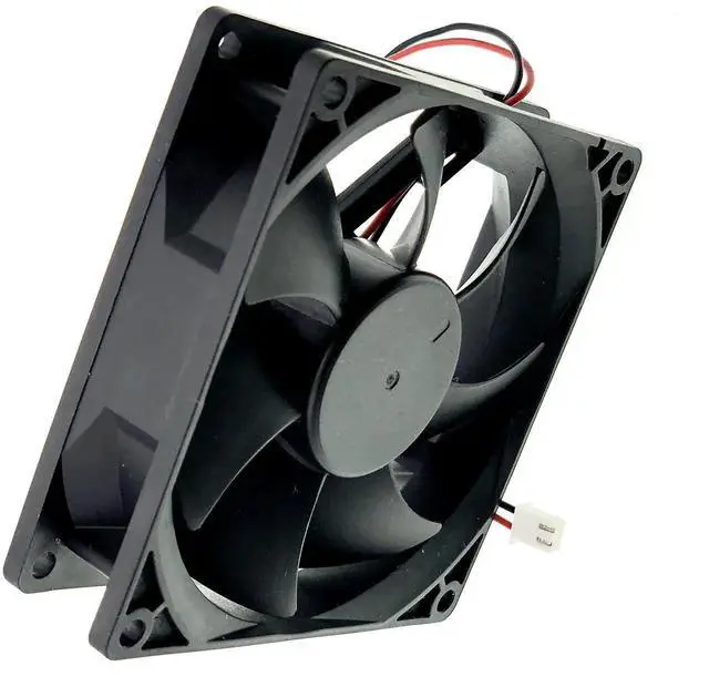 Alt view image 6 of 7 - WRIARICH Replacement 9025 Brushless Cooling Fan PY-9225H12S, DC 12V 0.35A, 90×90×25mm 2-Pin 2-Wire Fan