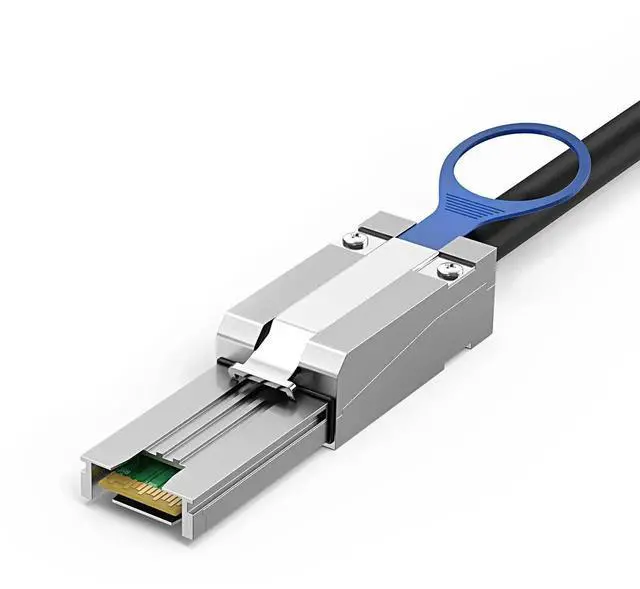 Alt view image 3 of 6 - WRIARICH 2M External Mini SAS Cable, SFF-8088 26Pin Male to SFF-8088 26Pin Male High-Speed Enterprise Storage Cable