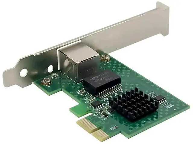 Alt view image 3 of 7 - WRIARICH PCIe 3.1 2.5GBase-T NIC with Intel I225-V Chip, 2500/1000/100Mbps RJ45 LAN Card + 3ft Cat8 Cable, Low Profile Bracket for Win10/11