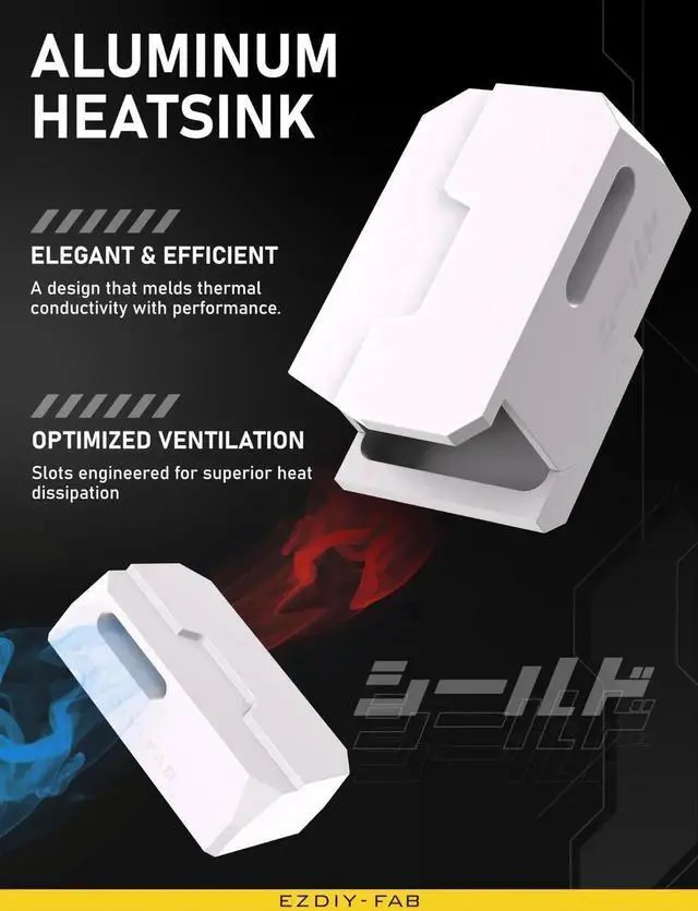 Alt view image 4 of 6 - WRIARICH 2 Pack Shield Series 90 Degree 8 Pin PCIe GPU Power Adapter, Aluminum Shell Angled 8Pin PCI-E Power Connector White for Desktop Graphics Card Cable Management