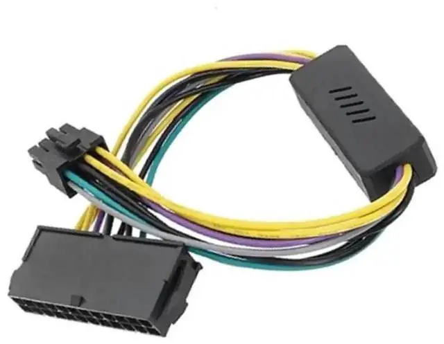 Alt view image 2 of 4 - WRIARICH ATX Adapter Cable Kit for Dell OptiPlex 7020 SFF, Complete Shielded Front Panel Set with Front Audio, USB 2.0/3.0 & Power Switch Jumpers for Standard ATX Chassis Modding