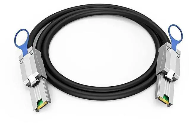 Alt view image 5 of 6 - WRIARICH 2M External Mini SAS Cable SFF-8088 26Pin Male to SFF-8088 26Pin Male High Speed Server Storage Cable