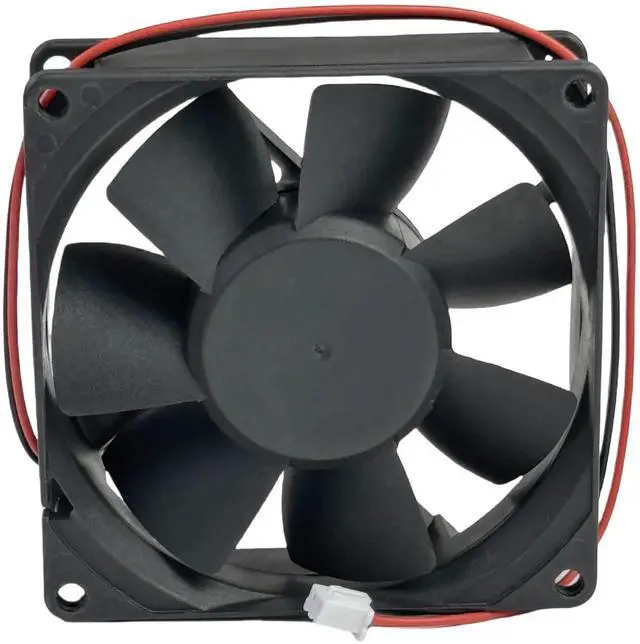 Alt view image 5 of 7 - WRIARICH SUNON KD1208PTS1 8025 DC12V 2.6W 2-Wire Brushless Cooling Fan, 8cm Replacement Fan for PC Case & Power Supply