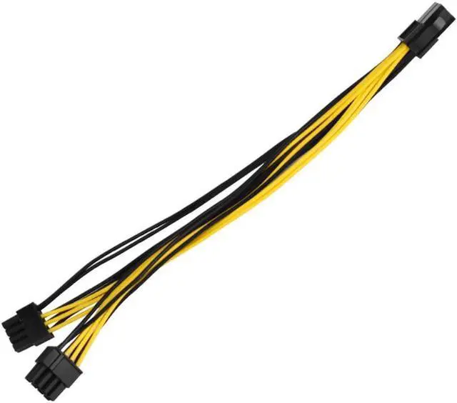 Alt view image 3 of 4 - WRIARICH 10 Pack 260mm PCIe 8Pin Female to 8Pin(6+2) Male GPU Power Extension Cables for Graphics Card Mining Motherboard