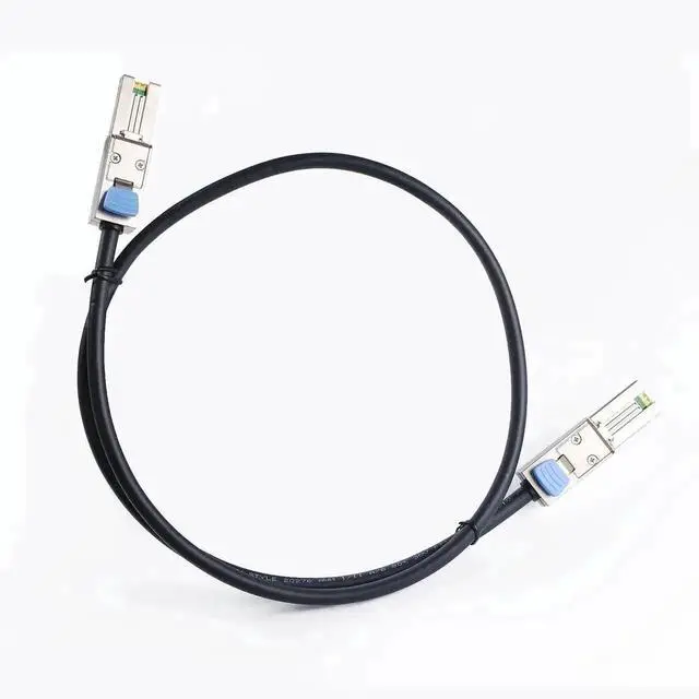 Alt view image 3 of 5 - WRIARICH 1M External Mini SAS Cable, SFF-8088 26Pin Male to SFF-8088 26Pin Male Multilane RAID Storage Cable for Server JBOD Data Center