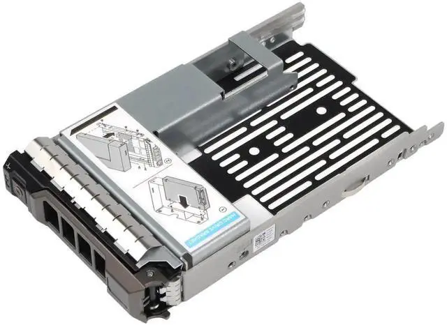 Alt view image 2 of 5 - WRIARICH 3.5 Inch HDD Caddy Tray 0KG1CH KG1CH with 2.5" Drive Adapter 9W8C4 for Dell PowerEdge R530/R630/R730/R930/T430/T630/R730XD & MD1400/MD3400 Storage Array