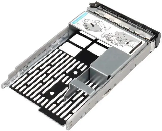 Alt view image 3 of 5 - WRIARICH 3.5 Inch HDD Caddy Tray 0KG1CH KG1CH with 2.5" Drive Adapter 9W8C4 for Dell PowerEdge R530/R630/R730/R930/T430/T630/R730XD & MD1400/MD3400 Storage Array