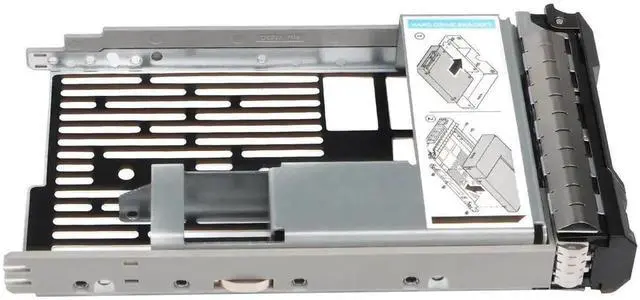 Alt view image 5 of 5 - WRIARICH 3.5 Inch HDD Caddy Tray 0KG1CH KG1CH with 2.5" Drive Adapter 9W8C4 for Dell PowerEdge R530/R630/R730/R930/T430/T630/R730XD & MD1400/MD3400 Storage Array