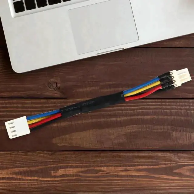 Alt view image 2 of 4 - WRIARICH 8PCS Fan Speed Reduction Cable, 4Pin Male to Female Connector, Fan Noise Reduction Temperature Control Wire