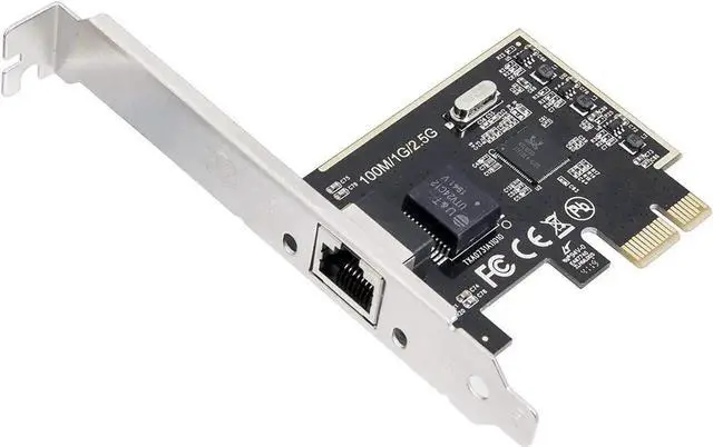 Main image of WRIARICH 2.5G PCIe Network Card 10/100/1000/2500 Mbps RJ45 LAN Adapter SI-PEX24059