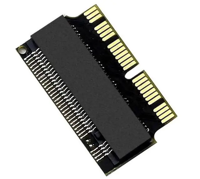 Alt view image 3 of 5 - WRIARICH 10PCS M.2 NVMe PCIe x4 to MacBook SSD Adapter Card, NGFF M-Key NVMe Converter Compatible with MacBook Air A1465 A1466 / Pro A1502 A1398 (2013-2015)