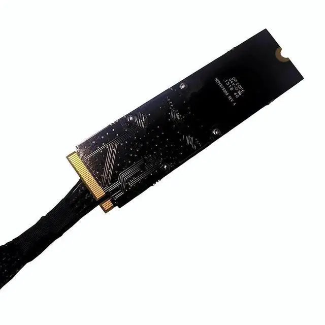 Alt view image 5 of 6 - WRIARICH U.2 SFF-8639 NVMe SSD to Host Converter Cable, Integrated SATA 15Pin Power Harness, 50CM Internal Storage Adapter Wire