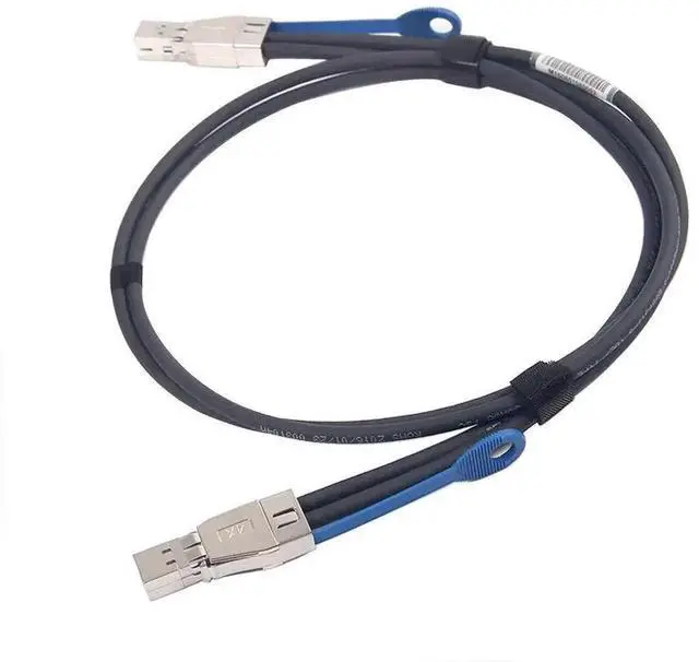 Alt view image 5 of 6 - WRIARICH 1.5M/4.9FT 100-Ohm 12G Mini SAS HD Cable, SFF-8644 Male to Male Interconnect Cable for NVMe Enclosure, SAN & JBOD Storage Array