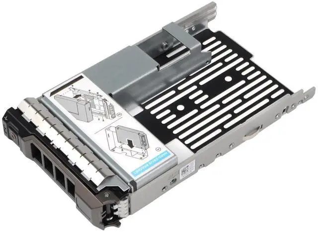 Alt view image 3 of 5 - 3.5" LFF Hot Swap Hard Drive Tray Caddy P/N 0KG1CH KG1CH with 2.5" SFF Adapter 9W8C4, SAS SATA HDD SSD Carrier Bracket for Dell PowerEdge R530 R630 R730 R930 T430 T630 R730XD & PowerVault MD1400 MD340