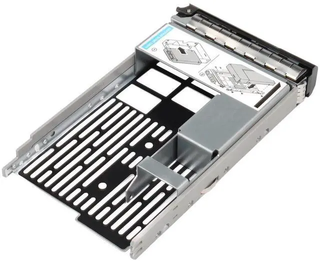 Alt view image 2 of 5 - 3.5" LFF Hot Swap Hard Drive Tray Caddy P/N 0KG1CH KG1CH with 2.5" SFF Adapter 9W8C4, SAS SATA HDD SSD Carrier Bracket for Dell PowerEdge R530 R630 R730 R930 T430 T630 R730XD & PowerVault MD1400 MD340