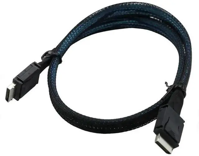 Alt view image 4 of 4 - WRIARICH 1M OCuLink SFF-8611 4i to SFF-8611 4i PCIe Extension Cable, High-Speed Server Storage Data Transfer Cable for Workstation & Data Center