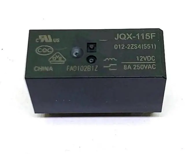 Main image of WRIARICH 5PCS HF JQX-115F-005/012/024/048-2ZS4 8Pin Electromagnetic Relay, 8A 250VAC DPDT Coil Optional 5V/12V/24V/48VDC (Model: HF JQX-115F-048-2ZS4)