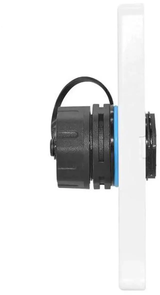 Alt view image 2 of 7 - WRIARICH 2 Pack Waterproof Panel Mount RJ45 Coupler, Shielded Pure Copper Female to Female Ethernet Connector with Dust Cap, Outdoor LAN Adapter Compatible with Cat5/Cat6/Cat6A/Cat7 Network Cables