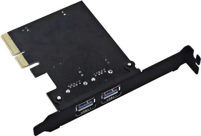 Alt view image 4 of 6 - WRIARICH PCIe x4 USB 3.1 Gen 2 Expansion Card, 10Gbps 1x USB-A + 1x USB-C Port PCI Express Adapter with Asmedia Controller Chip, Compatible with Windows 7/8/8.1/10 & Linux Kernel