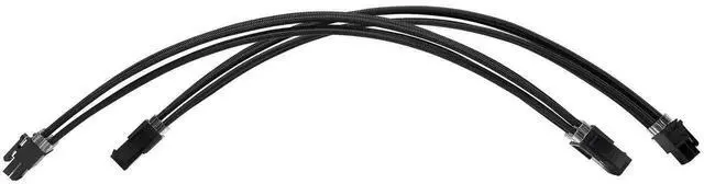 Alt view image 3 of 6 - WRIARICH Black Braided Sleeved PSU Extension Cable Kit, 18AWG ATX 24Pin + EPS 8Pin + PCIe 8Pin with Cable Combs for Motherboard & GPU