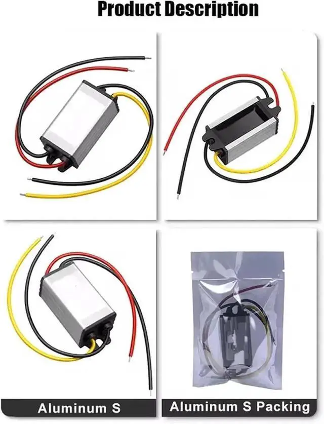 Alt view image 6 of 6 - WRIARICH 8-35V to 5V 3A 15W DC-DC Step Down Converter, 12V 24V to 5V Voltage Regulator Power Module