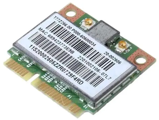 Alt view image 2 of 6 - WRIARICH BCM4313HMGB BCM4313 1x1 BGN WiFi Adapter Card, Half Mini PCI-E Wireless Network Card, Compatible with Z370, G480, G580, G780, Y470, Y570, Y480, Y580 Laptops
